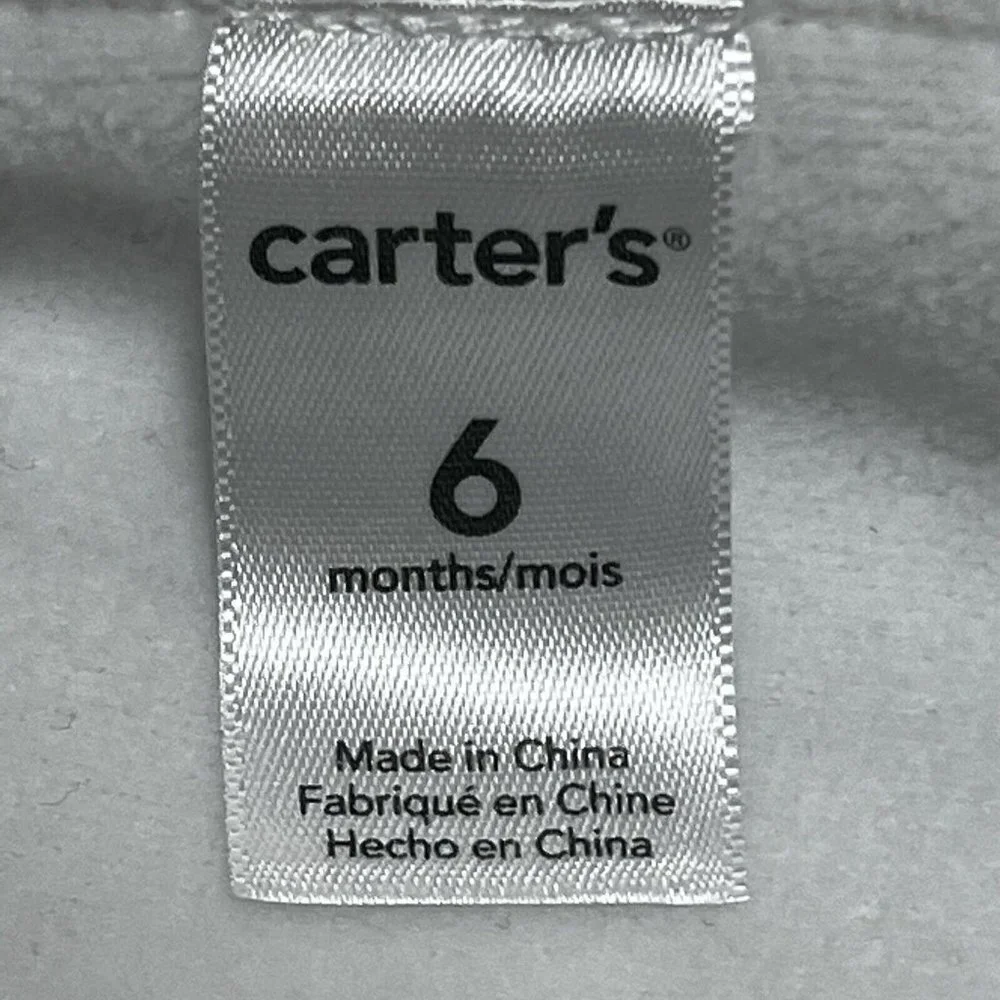 Carter’s Baby Bunting Outwear w/ Hood 6 Months One Piece Animal Print Kitty